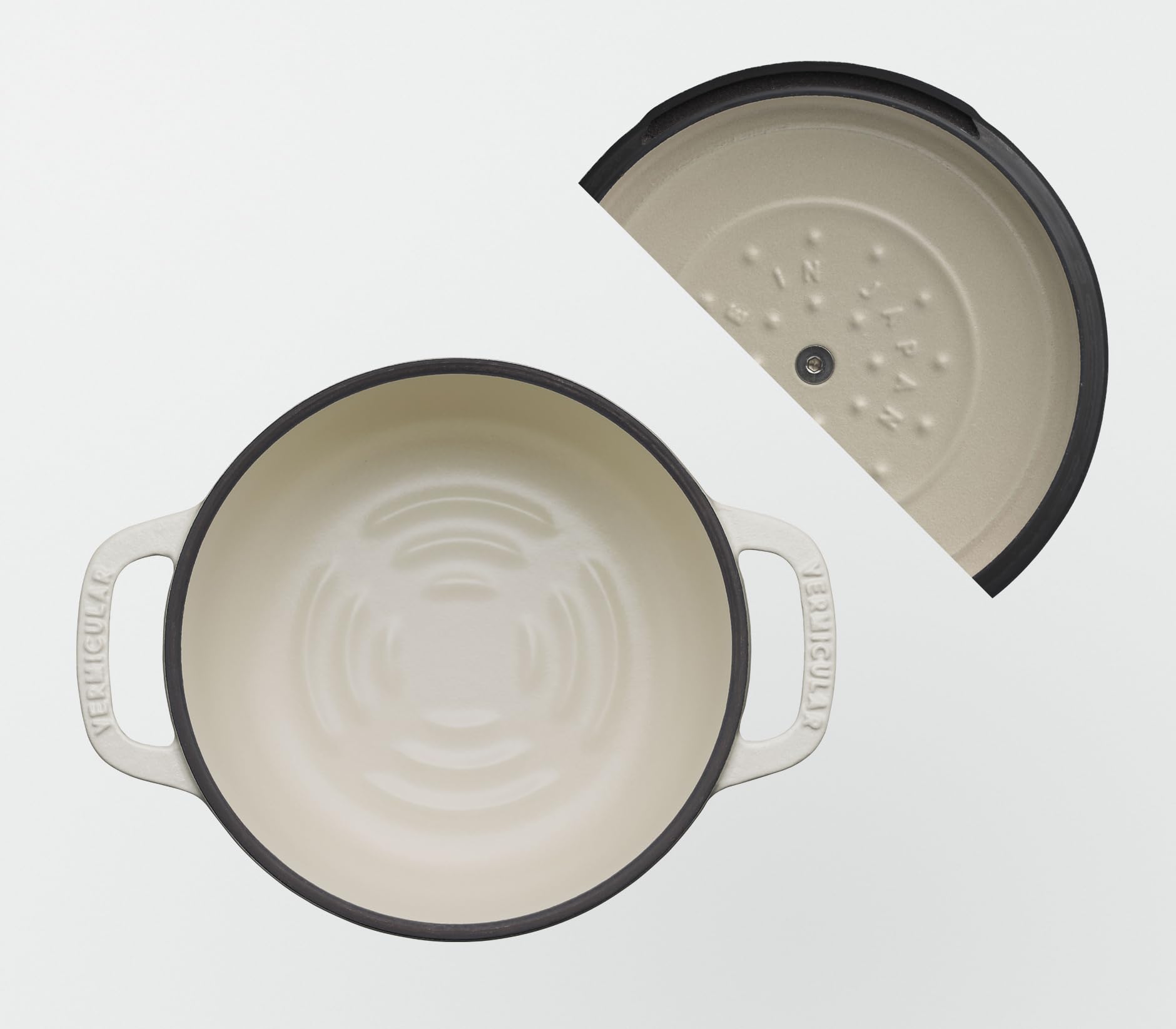 Amazon.co.jp: Vermicula OP2R14S-BG Cast Enameled Pot, MINI 5.5